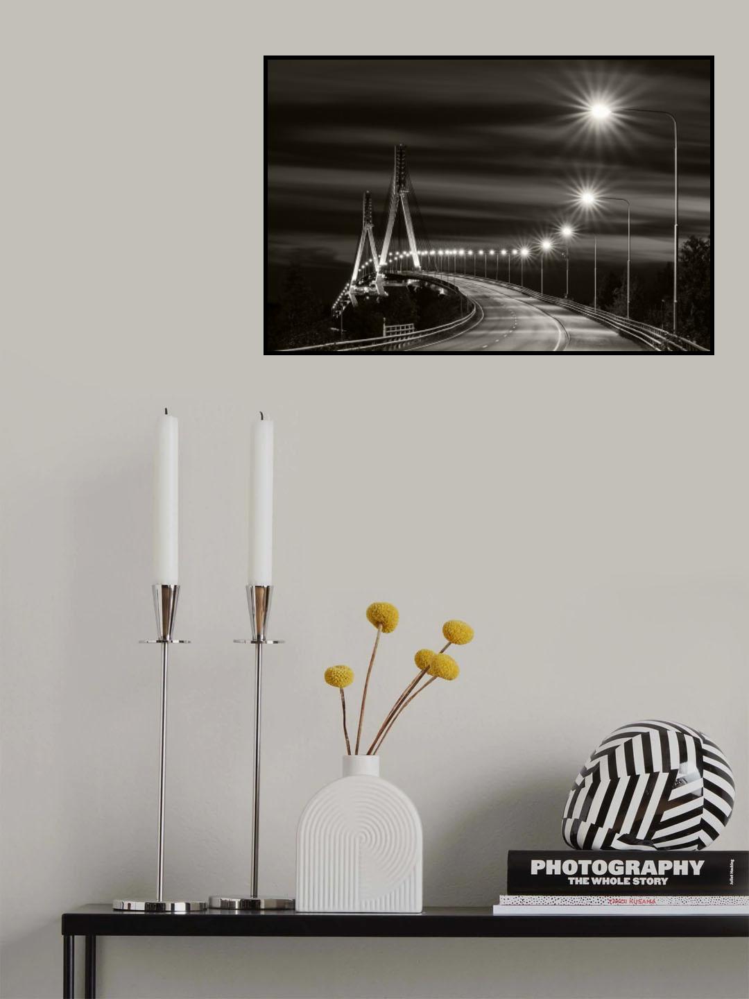 Tinted bridge Poster och Canvastavla