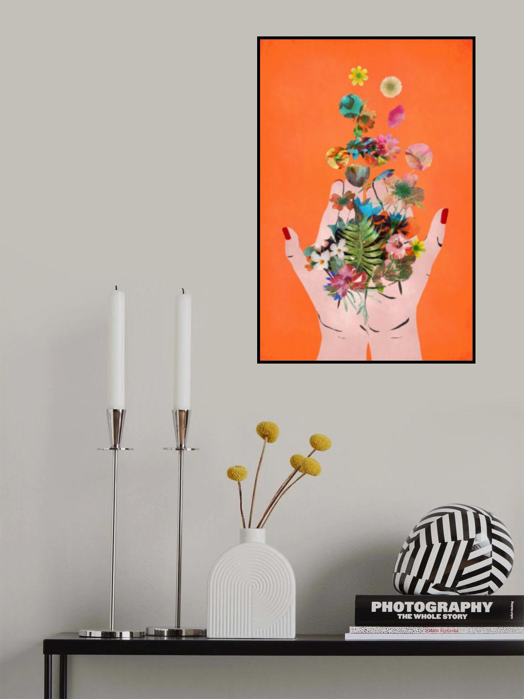 Frid`s Hand`s (Orange Version) Poster och Canvastavla