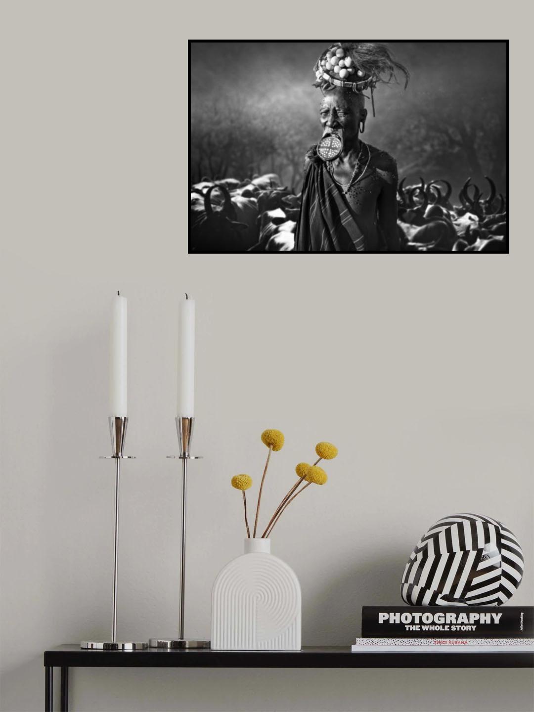 Plate Mursi Poster och Canvastavla