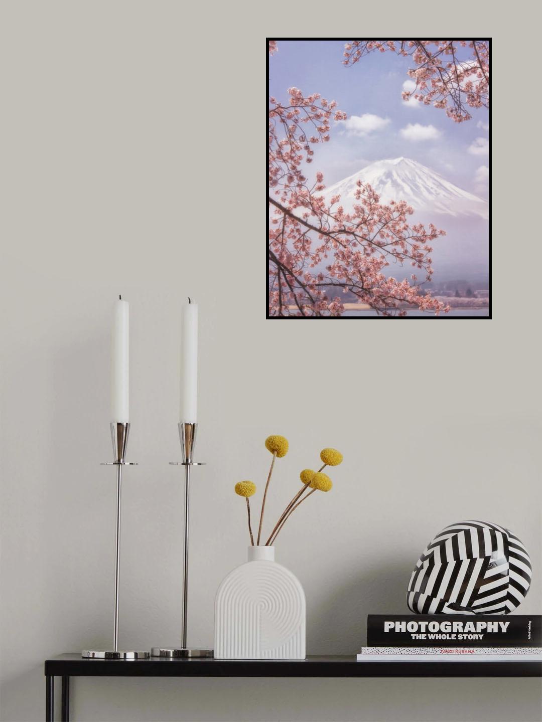 Mt.Fuji in the cherry blossoms Poster och Canvastavla