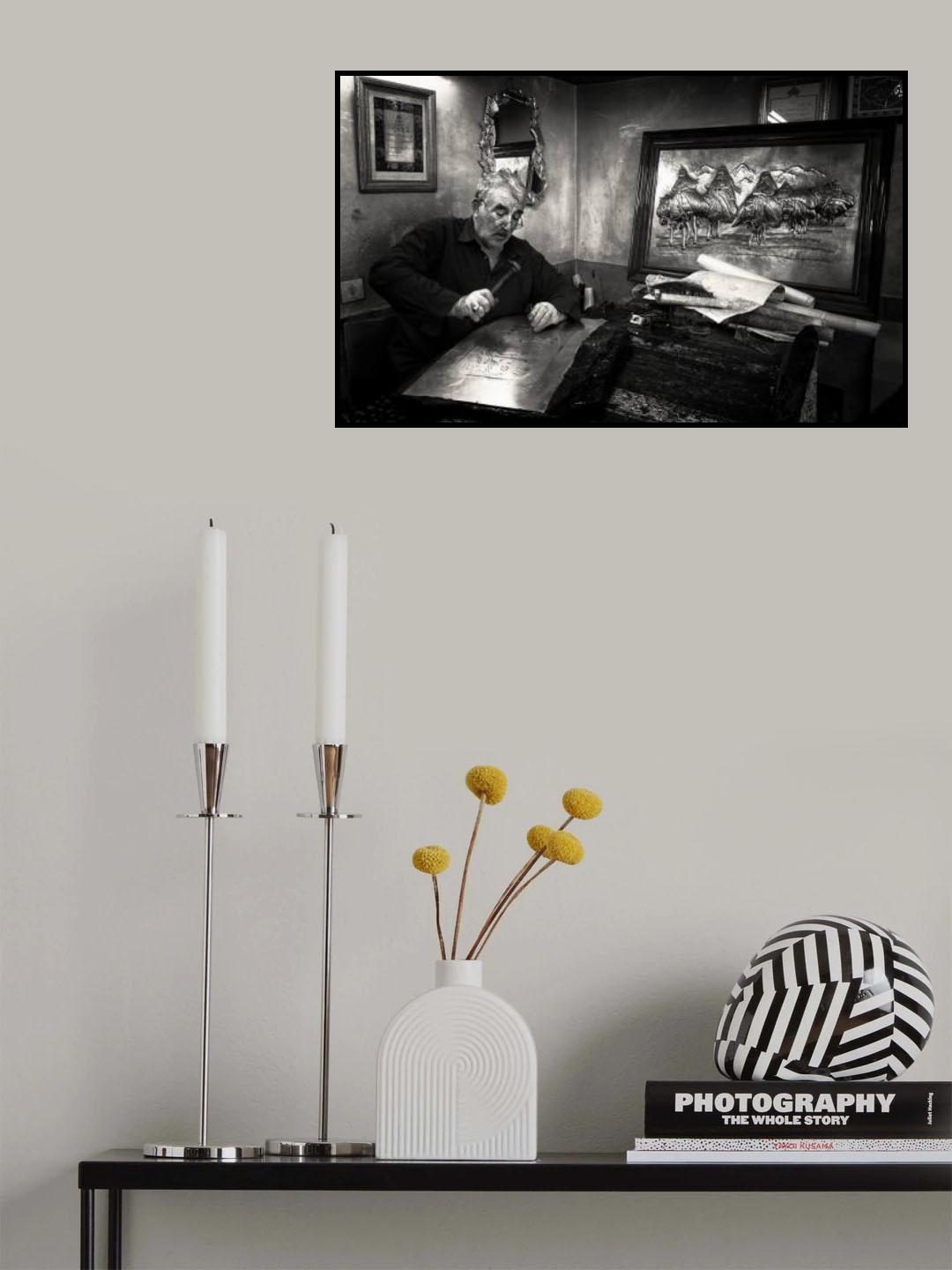 Engraver Poster och Canvastavla