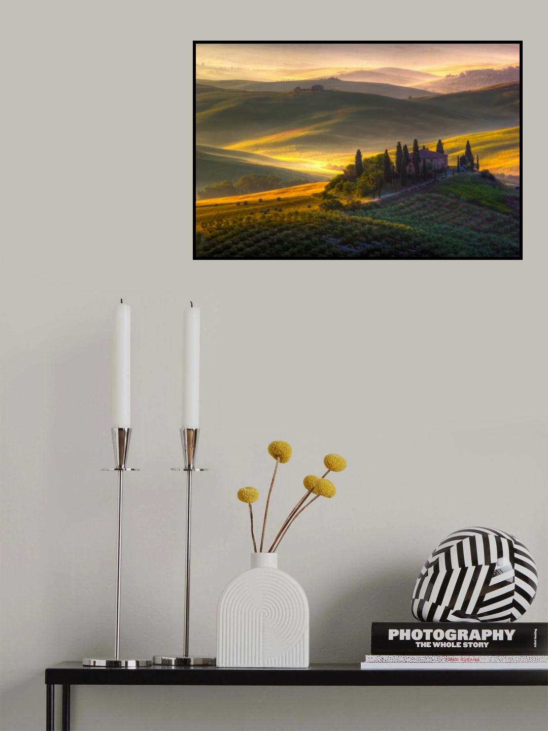 Of green and gold Poster och Canvastavla