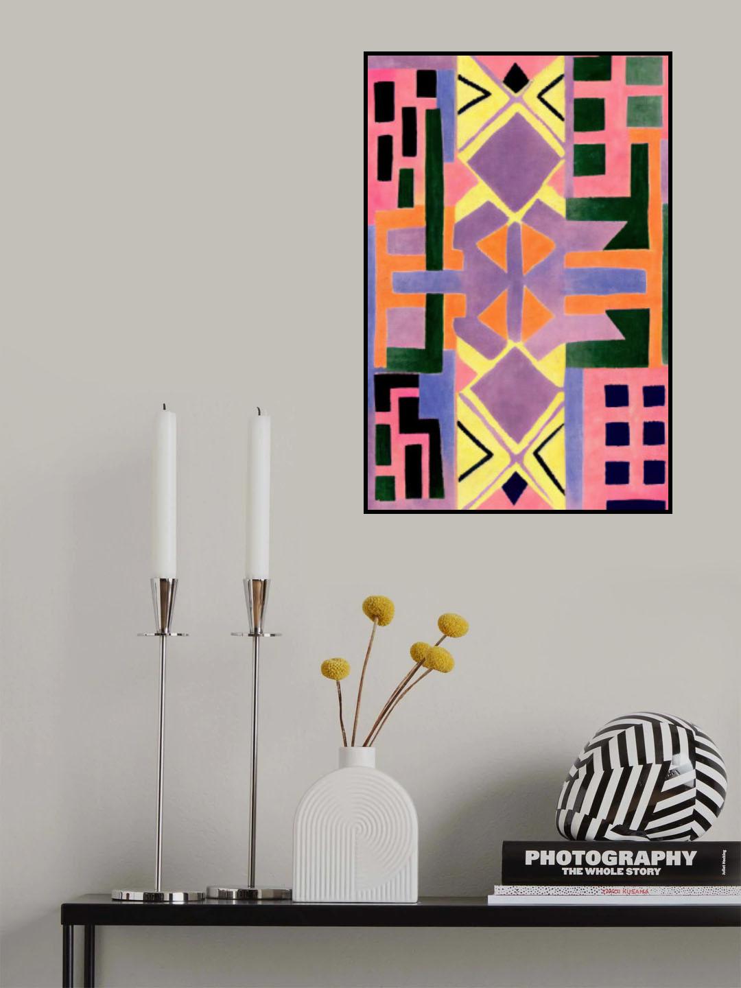 Peru Rug Pattern Poster och Canvastavla