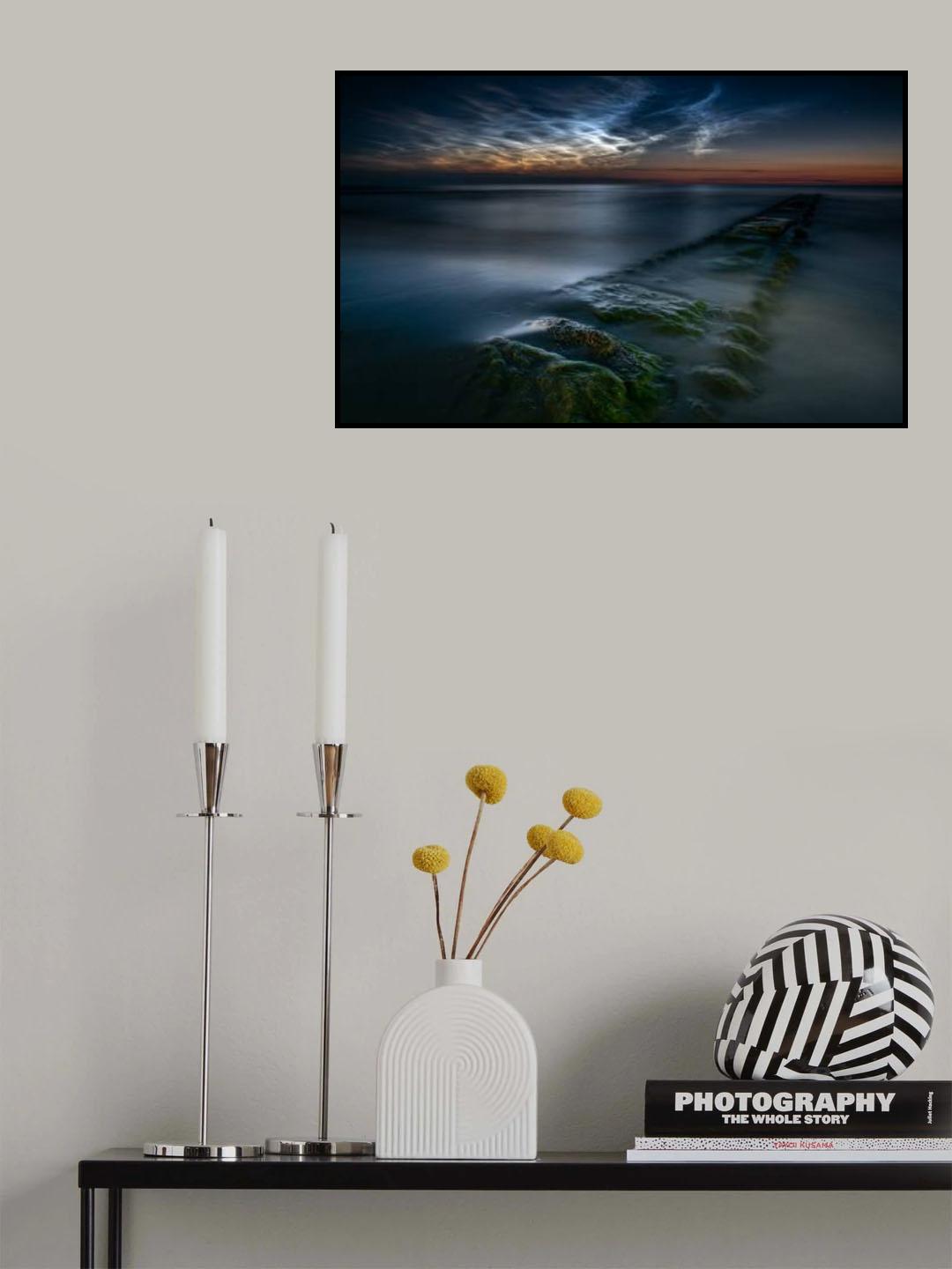 Noctilucent clouds Poster och Canvastavla