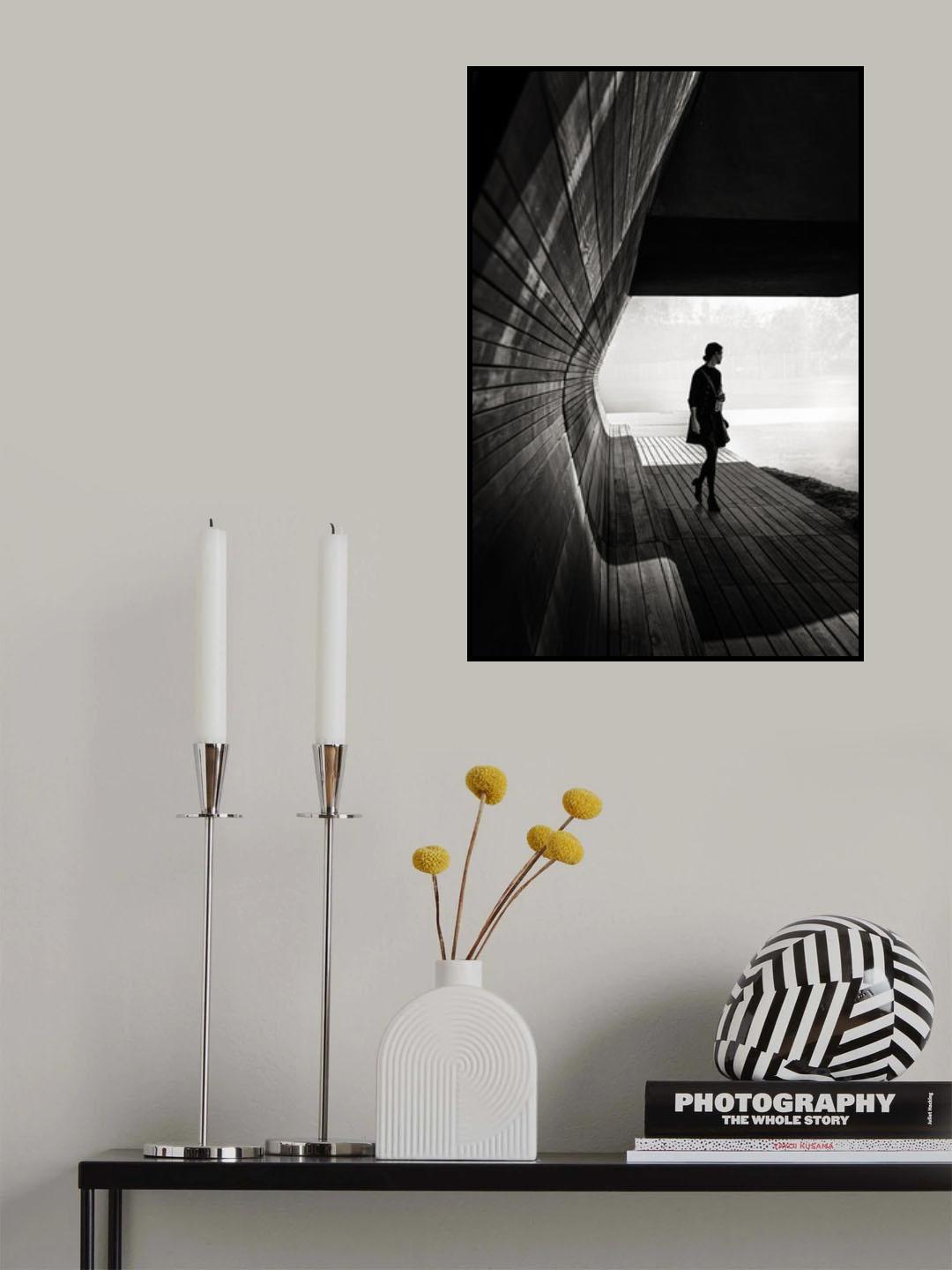 the girl with the water bottle Poster och Canvastavla