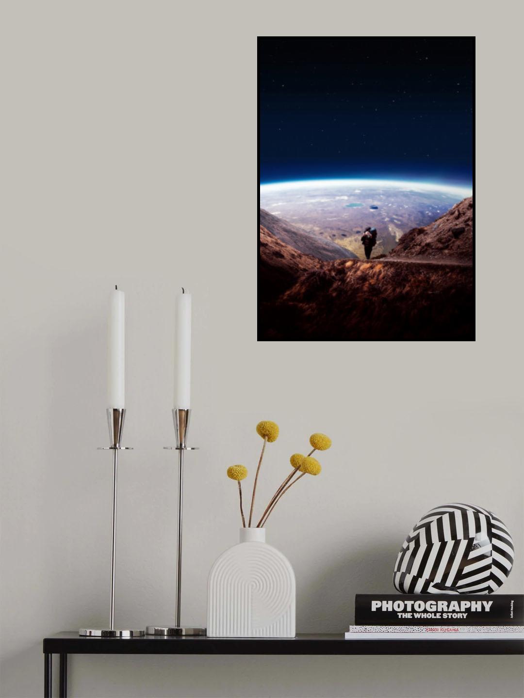 Mars Hiking Poster och Canvastavla