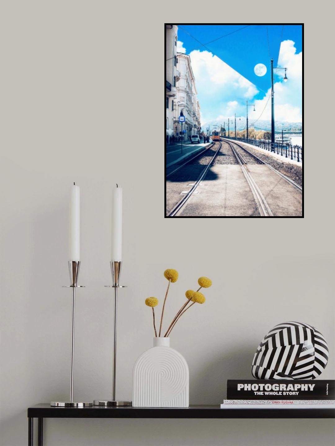 V Sky Poster och Canvastavla