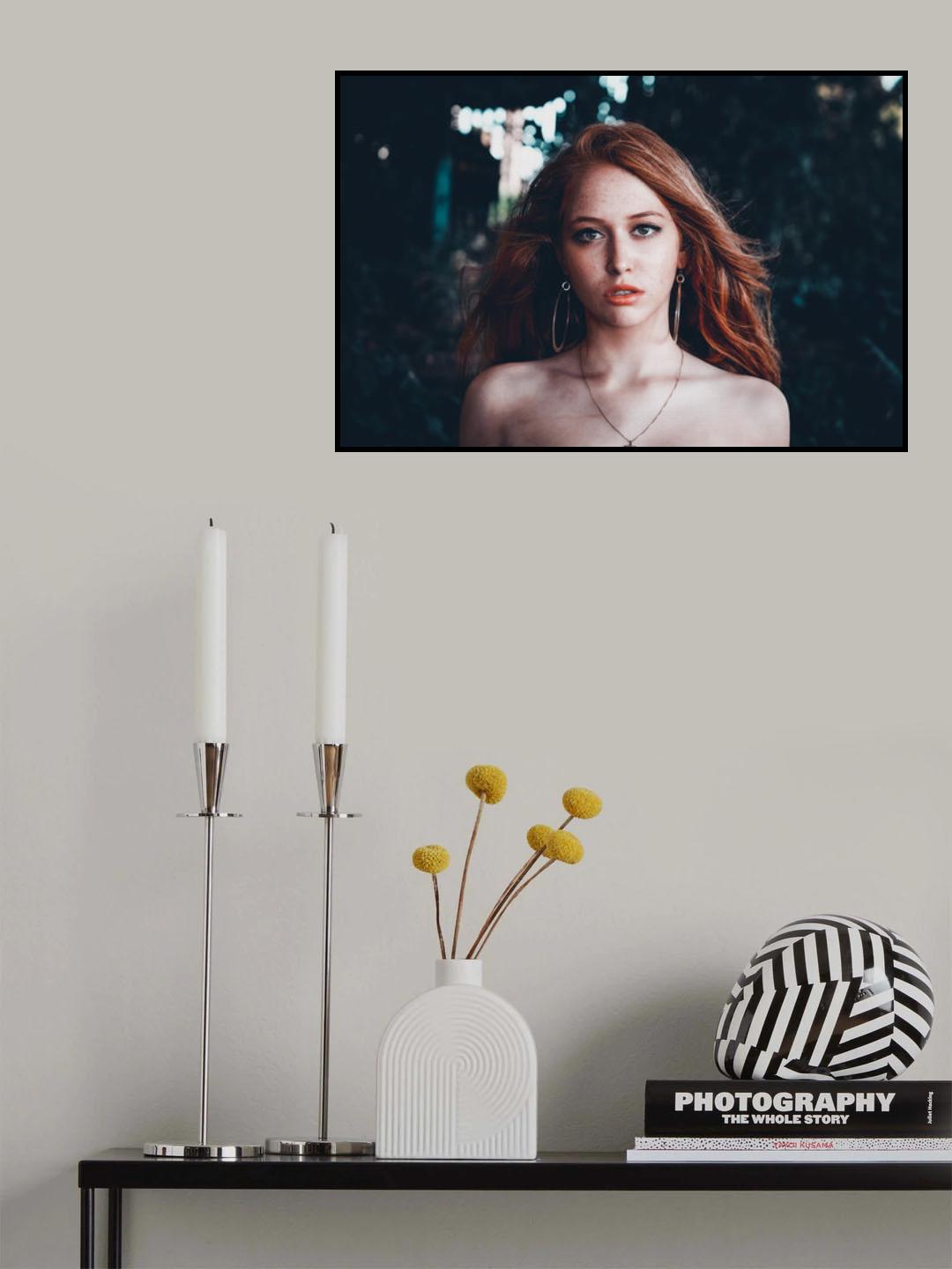 Redhead Poster och Canvastavla