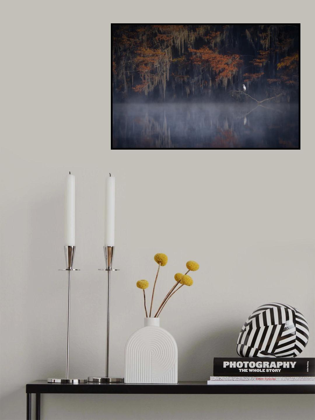 Misty Morning Poster och Canvastavla