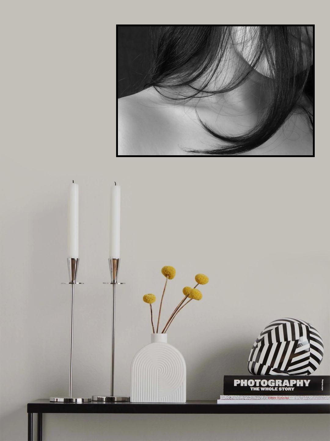 Hair Lips Poster och Canvastavla