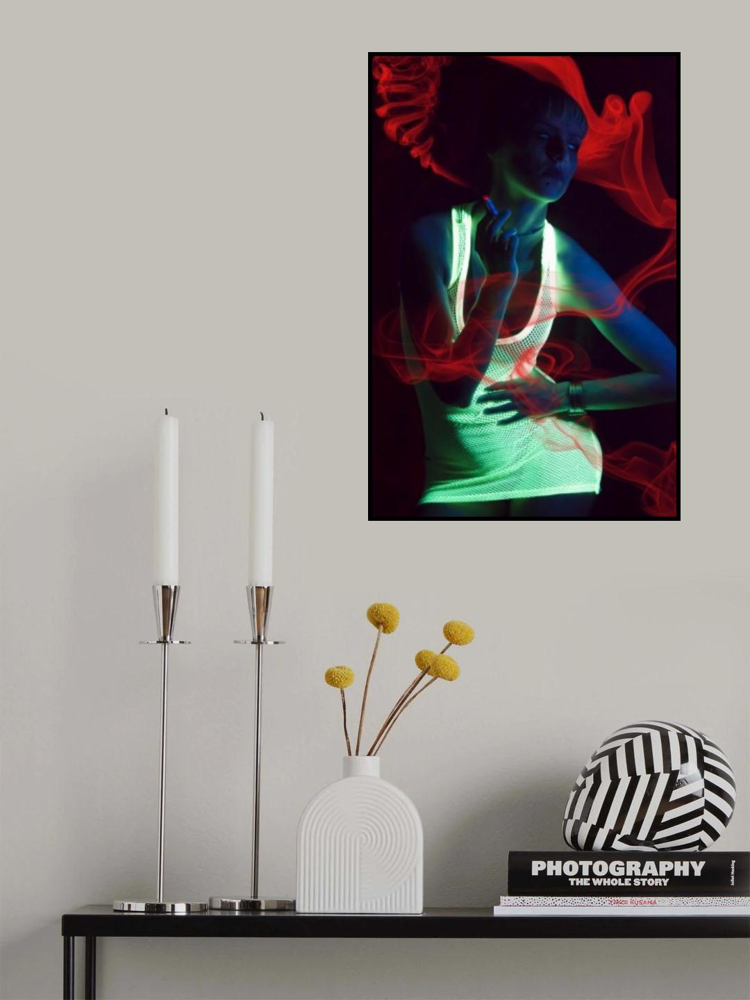 Glow Poster och Canvastavla