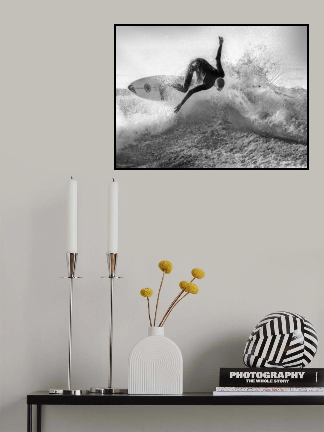 Surfing Poster och Canvastavla