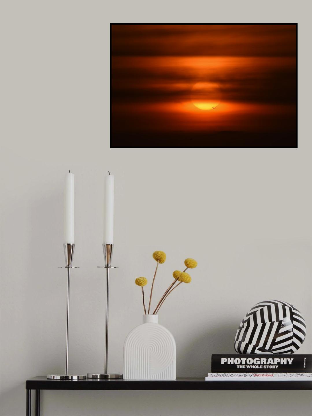 Sunset Hues Poster och Canvastavla