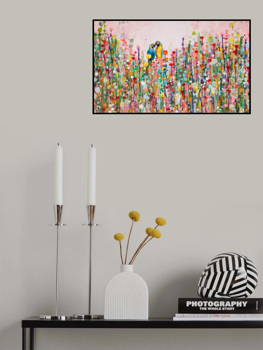 Love Feathers Poster och Canvastavla