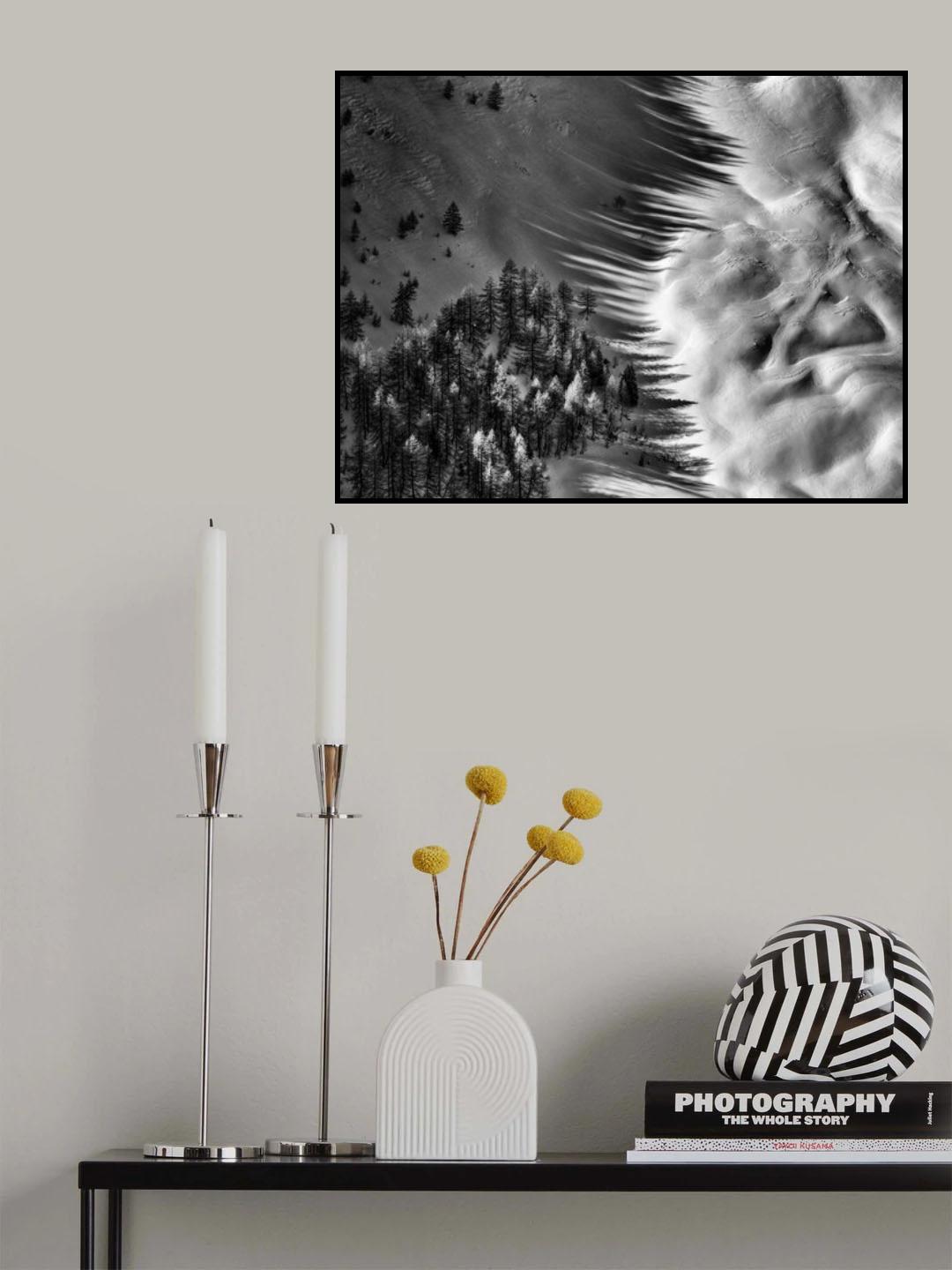 Low Winter Sun Shadows Poster och Canvastavla