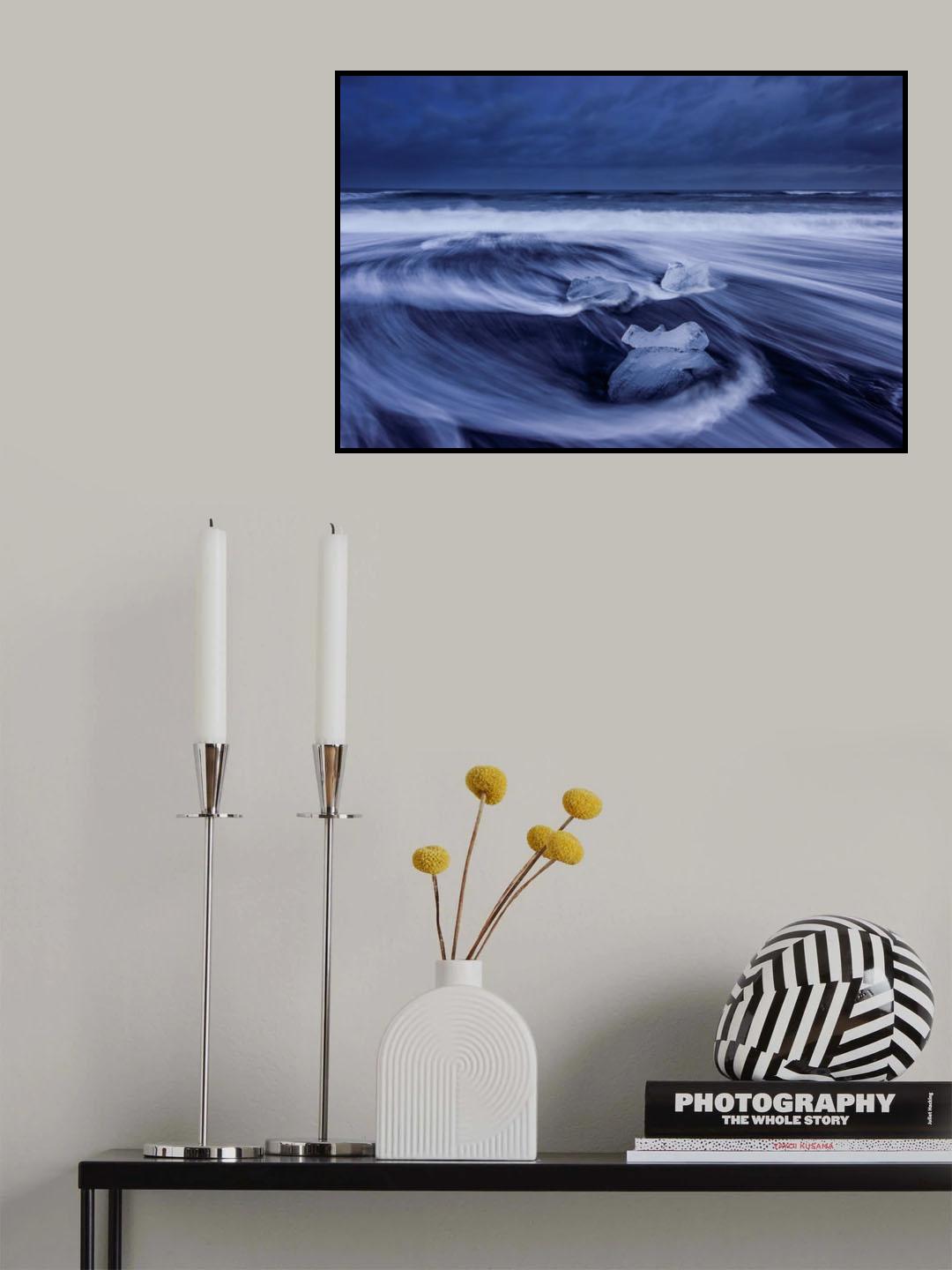 Ice skull Poster och Canvastavla