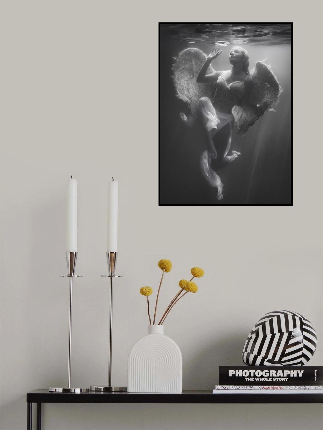 THE SAD ANGEL Poster och Canvastavla