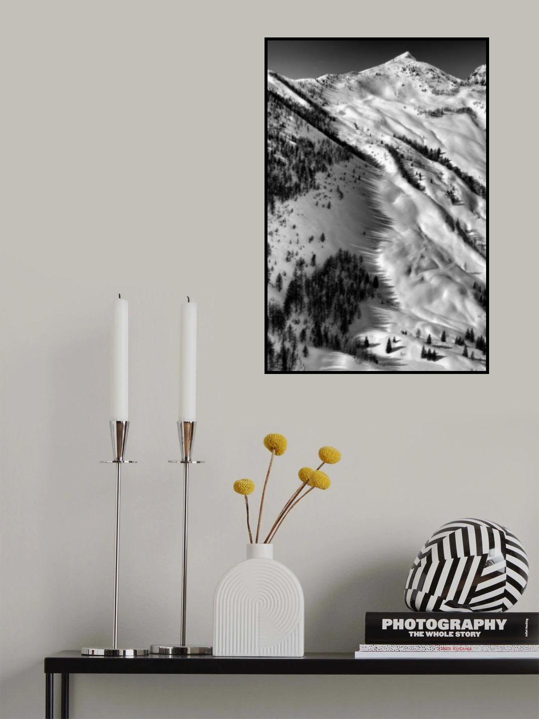 Low winter sun shadows 2 Poster och Canvastavla