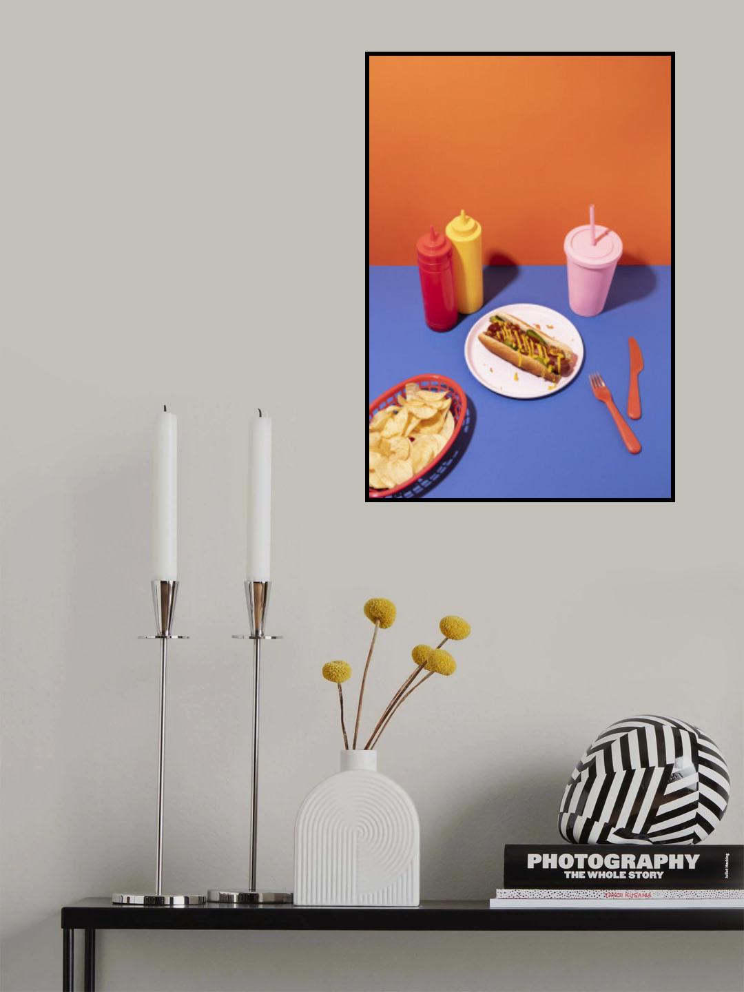 Hot Dog Poster och Canvastavla