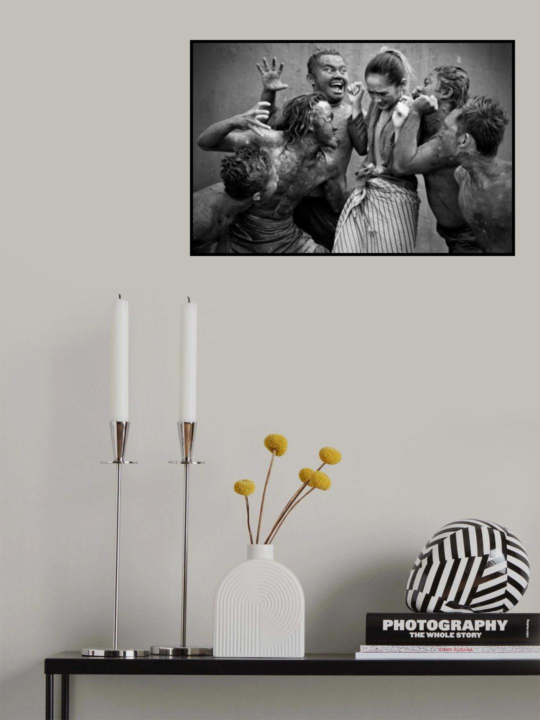 theatrical expression ( Mud Man ) Poster och Canvastavla