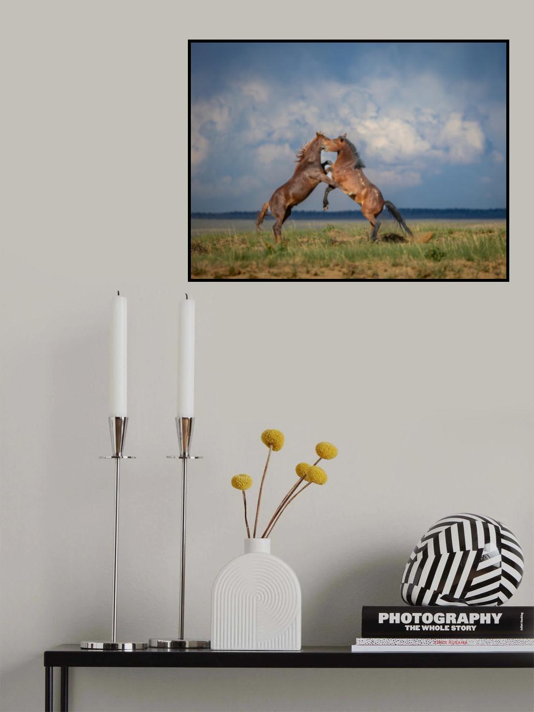 Natural Love Wild Compassion Poster och Canvastavla