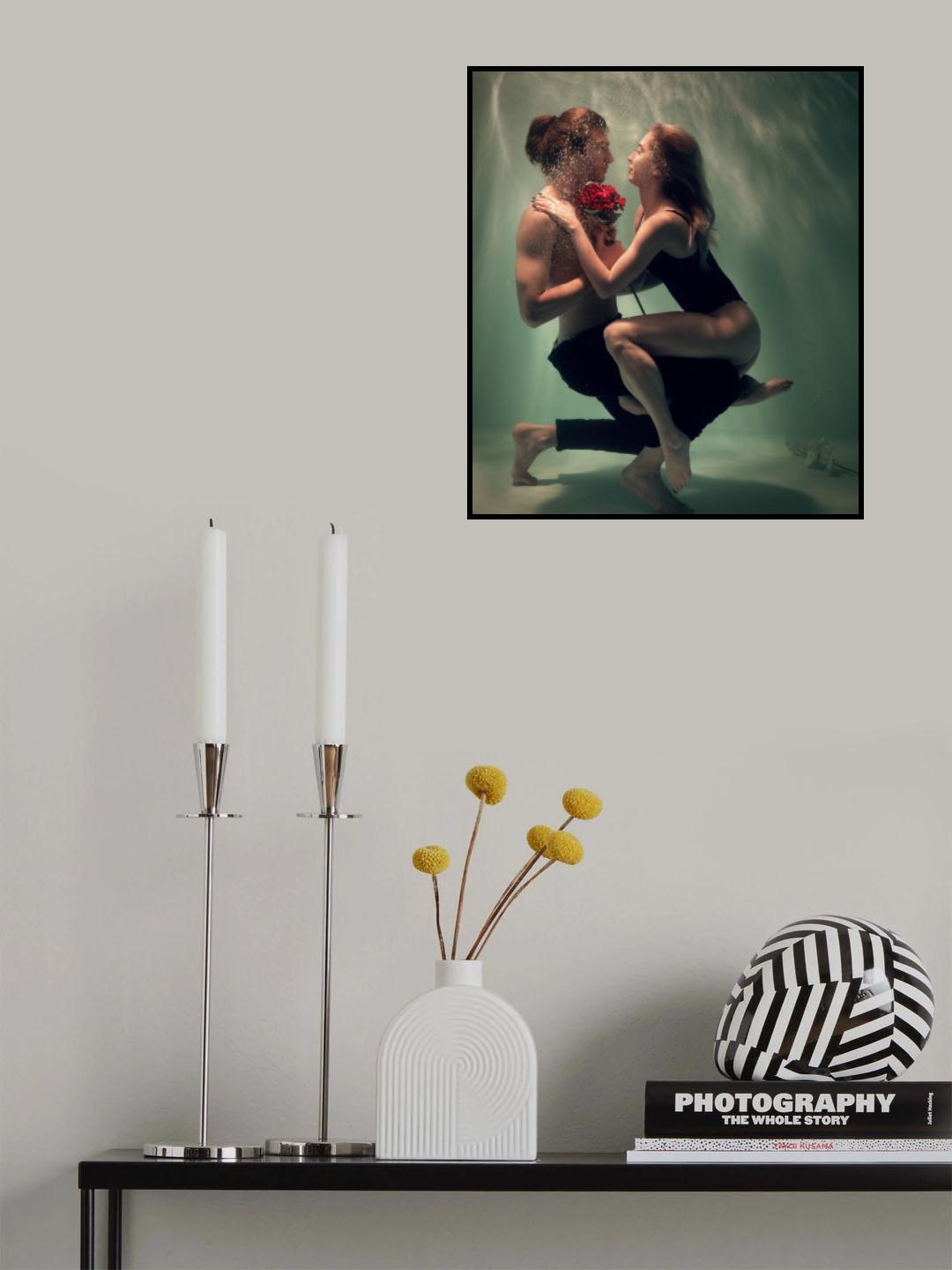 Fall in love underwater Poster och Canvastavla
