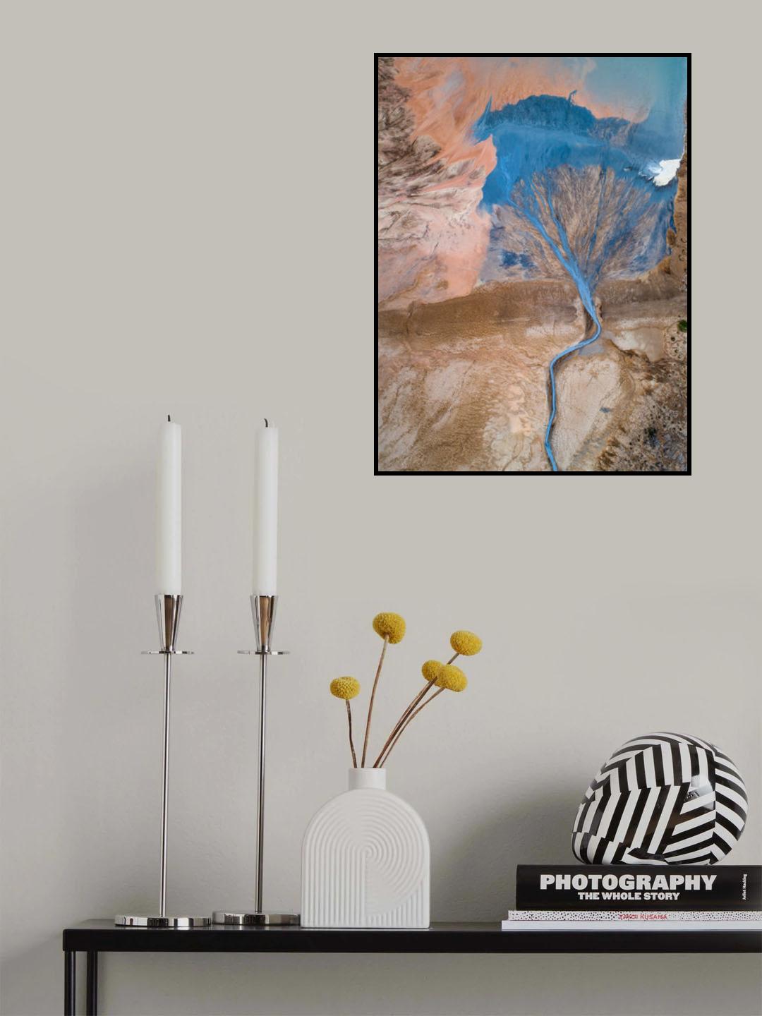 The blue tree Poster och Canvastavla