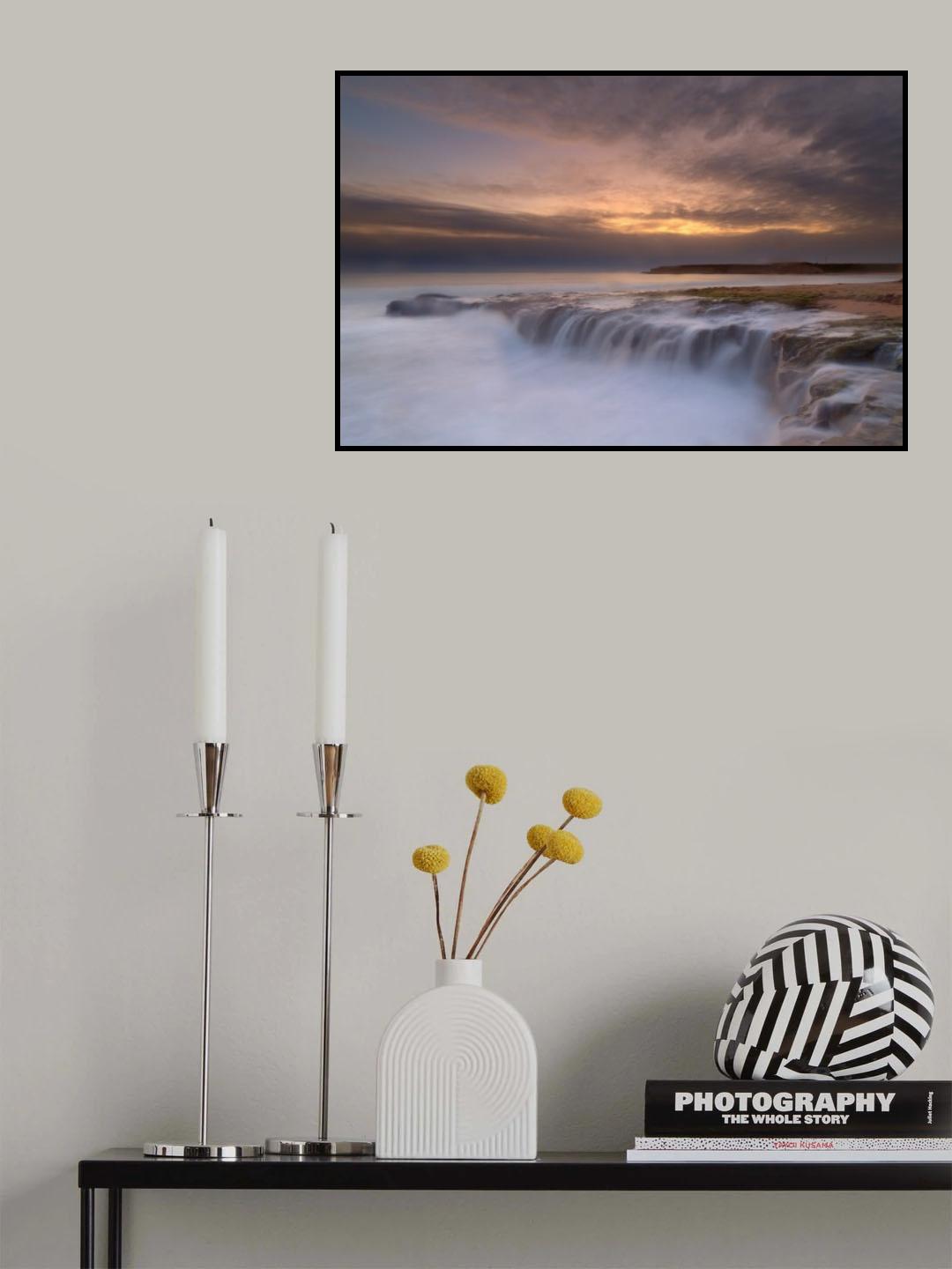 Waterfall Poster och Canvastavla