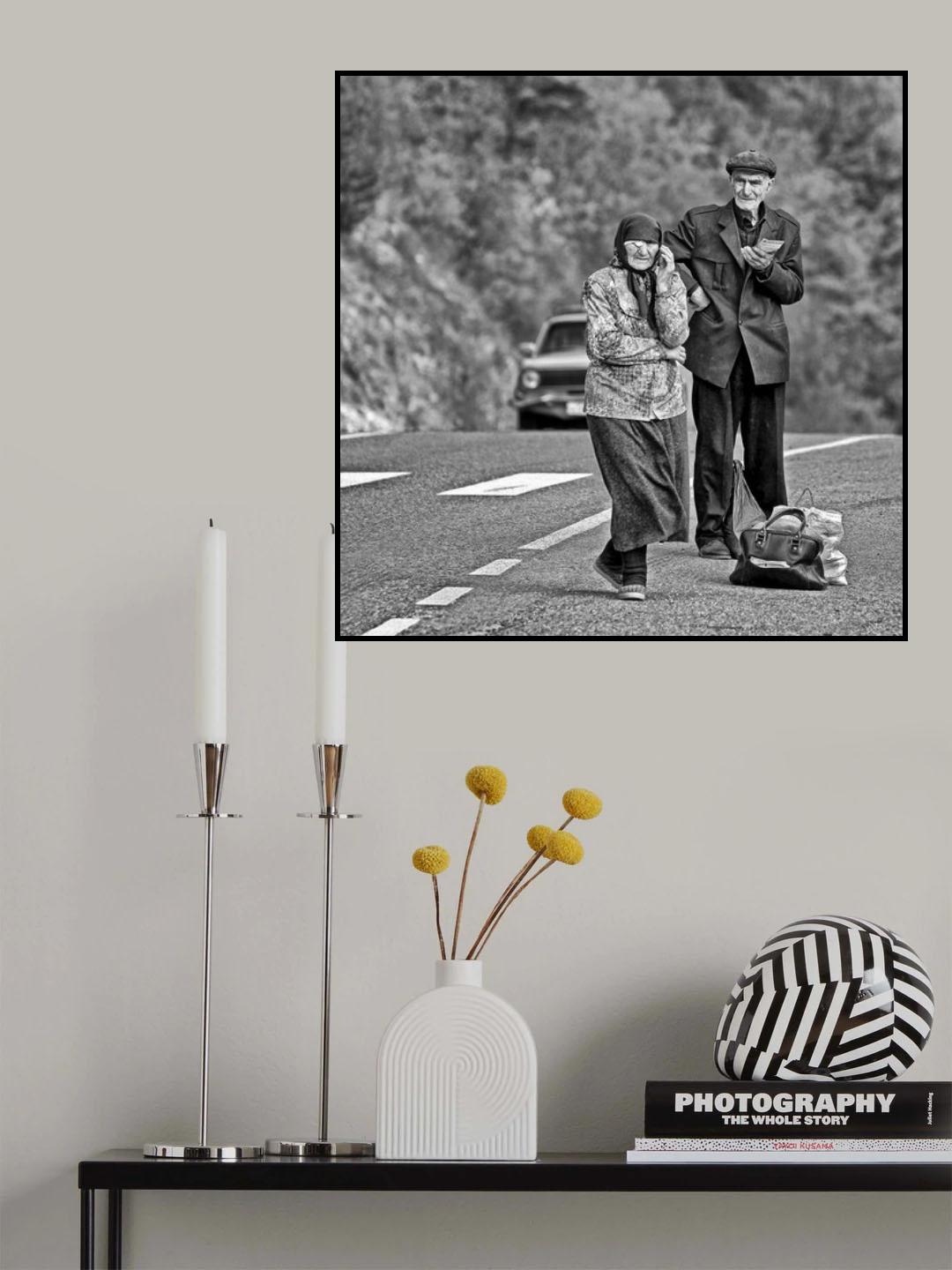 On the way Poster och Canvastavla