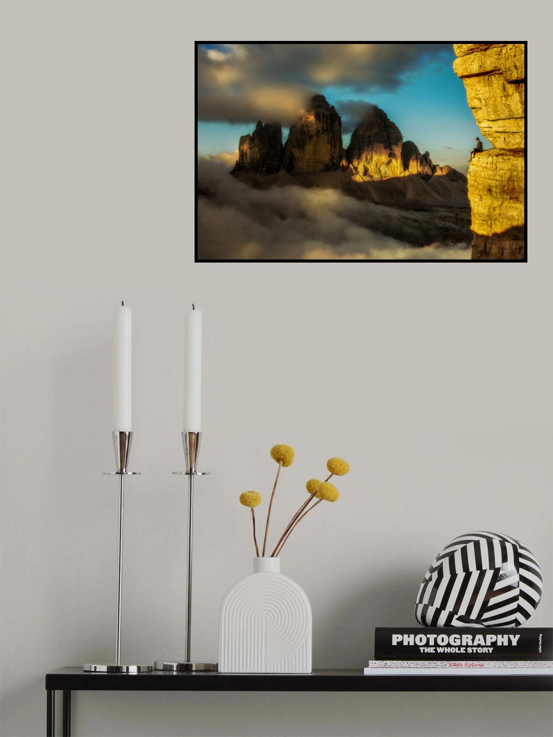 Dreaming is for free (Tre Cime) Poster och Canvastavla