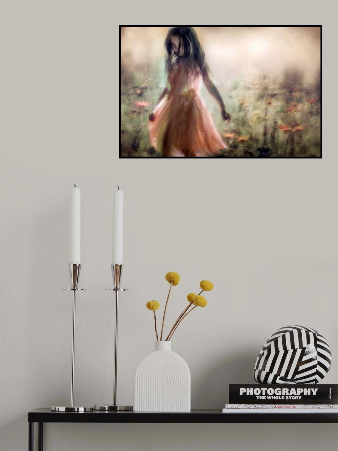 With time the child draws in... Poster och Canvastavla