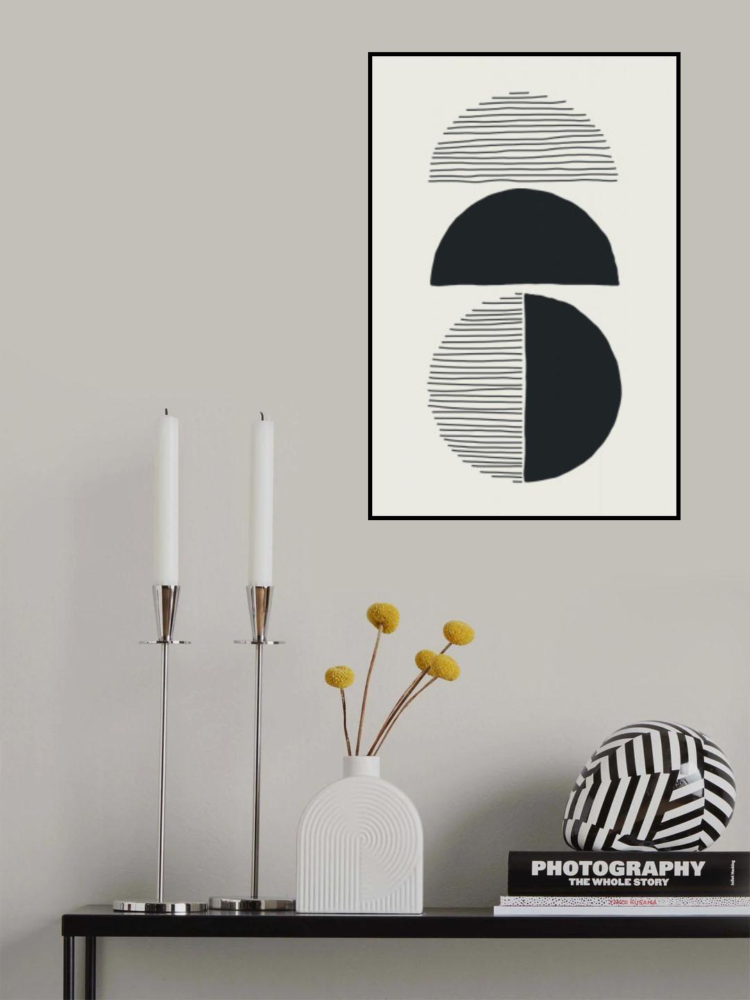 Circles and Lines #2 Poster och Canvastavla
