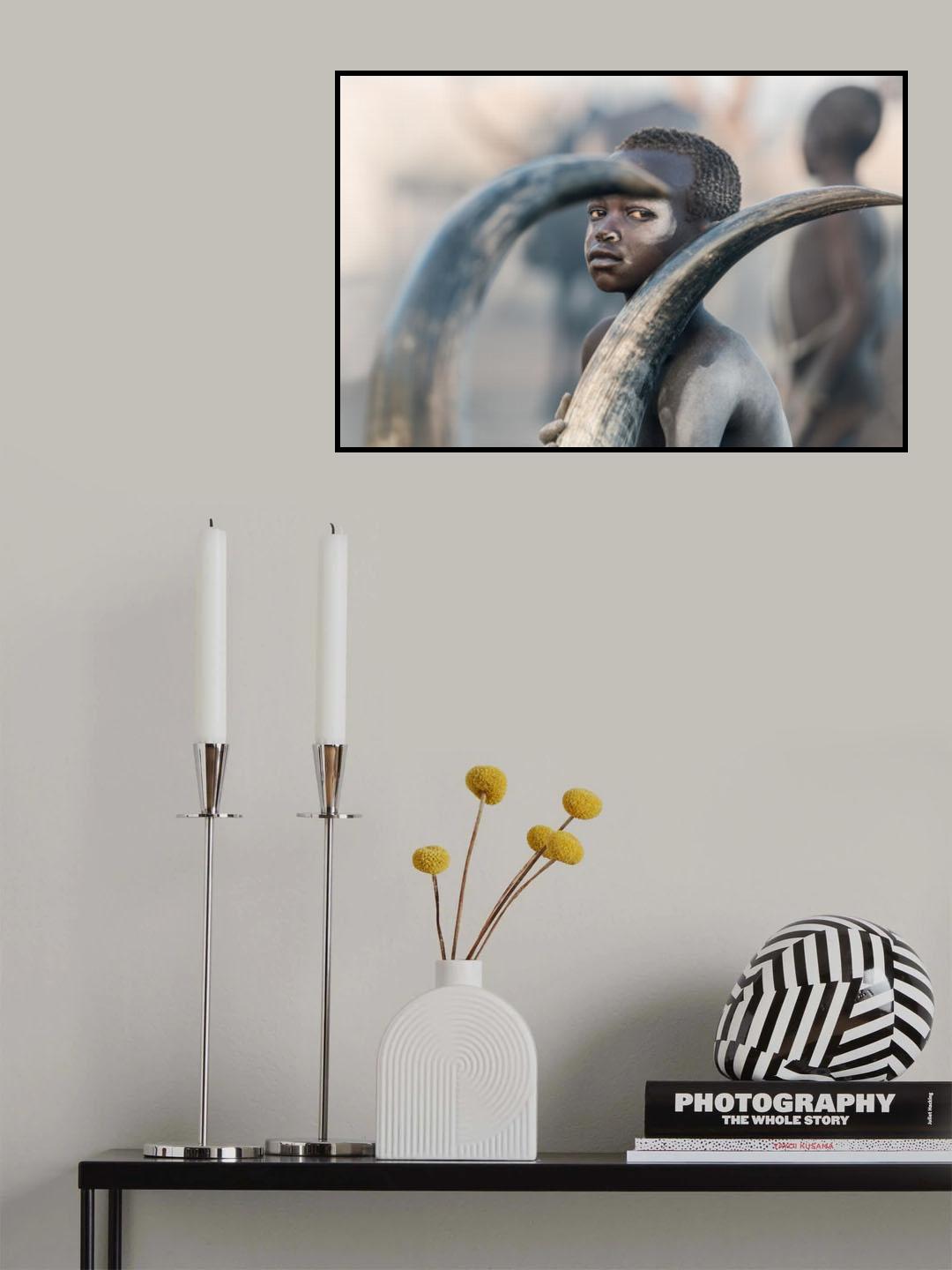 Mundari moment Poster och Canvastavla
