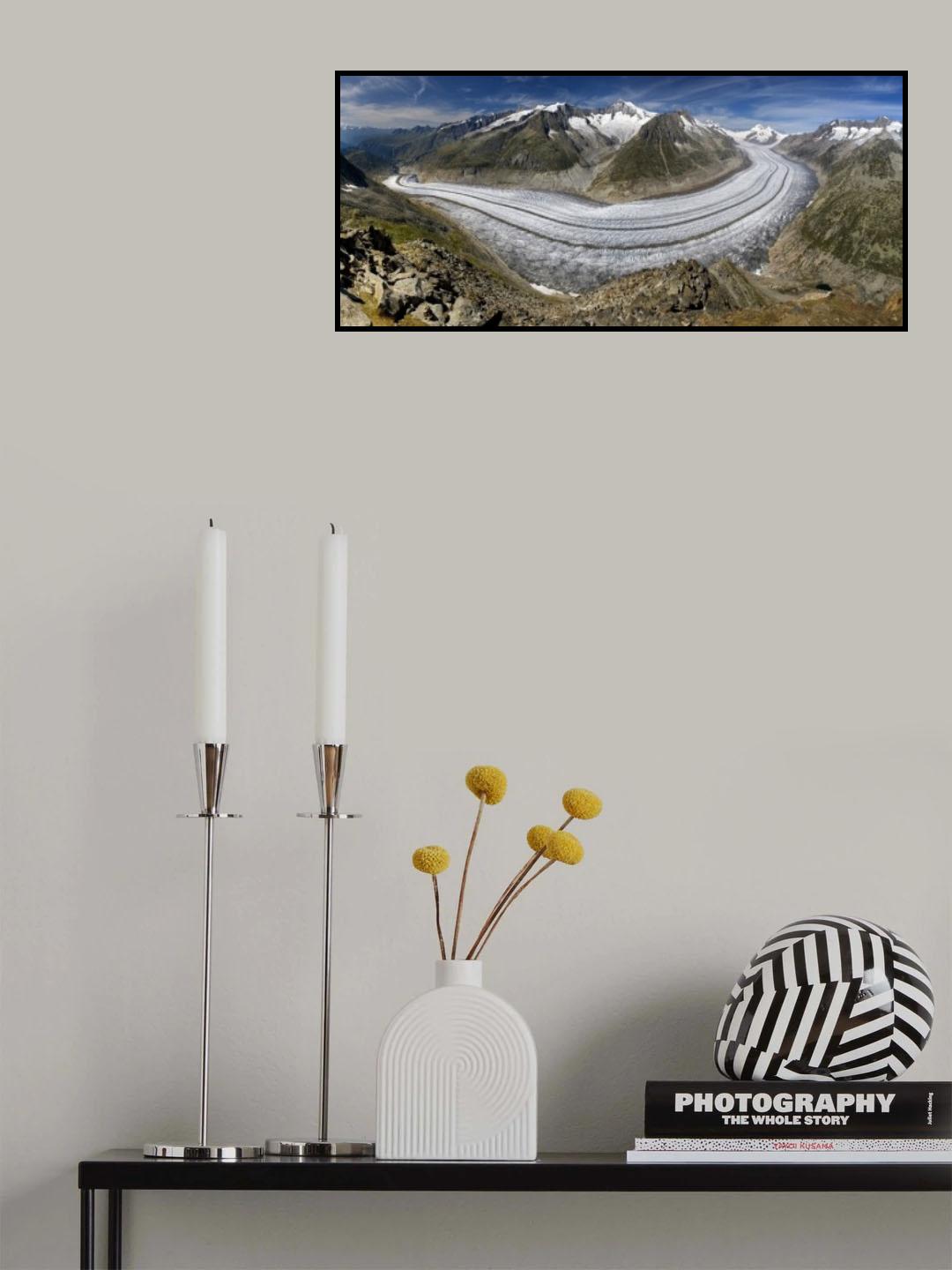 Aletschgletscher Poster och Canvastavla