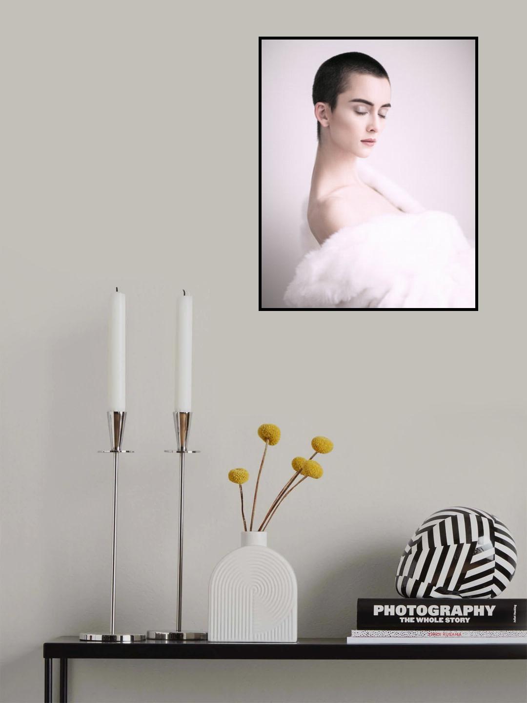 White Swan Poster och Canvastavla