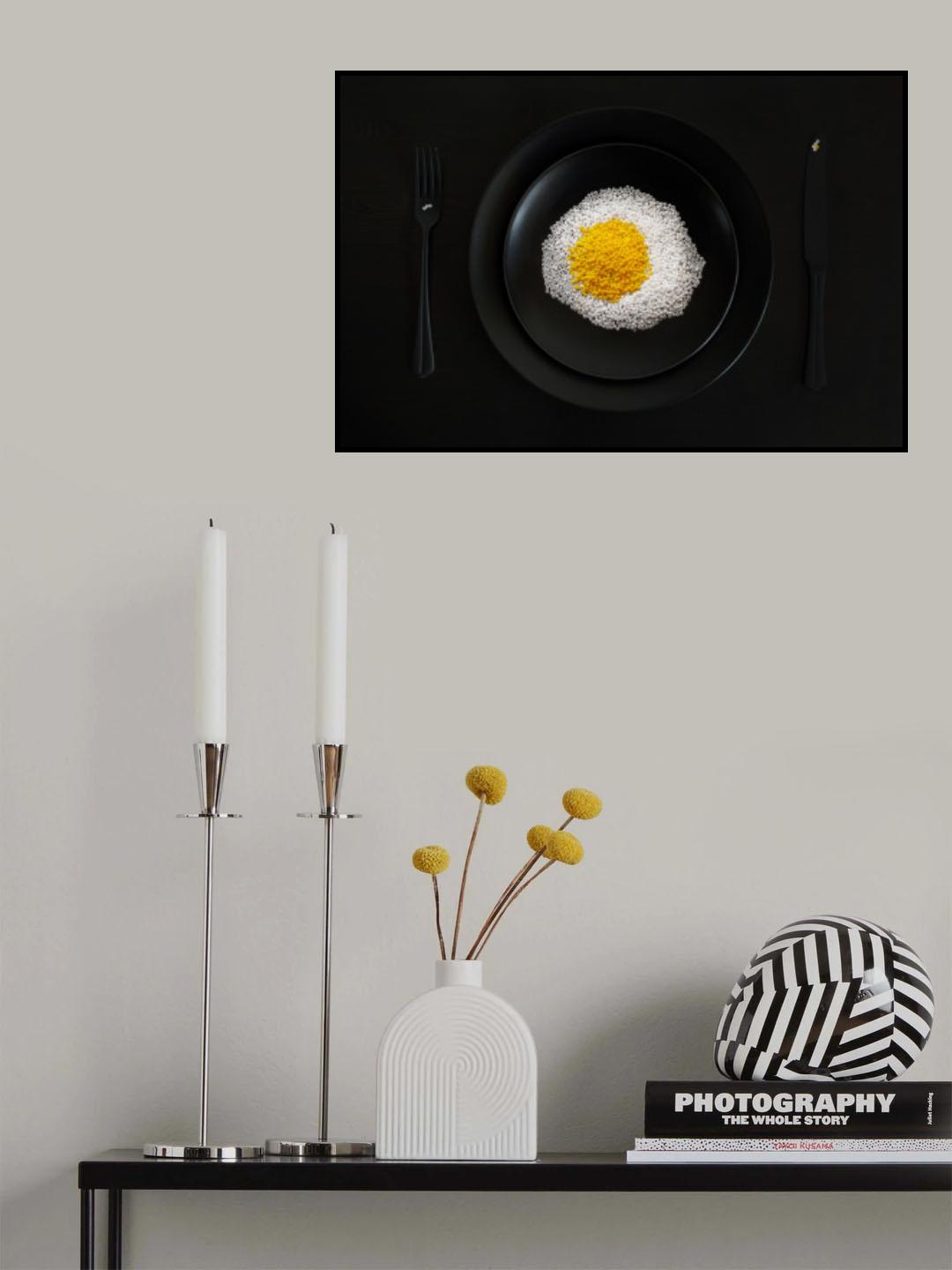 The fried egg for a needlewoman Poster och Canvastavla