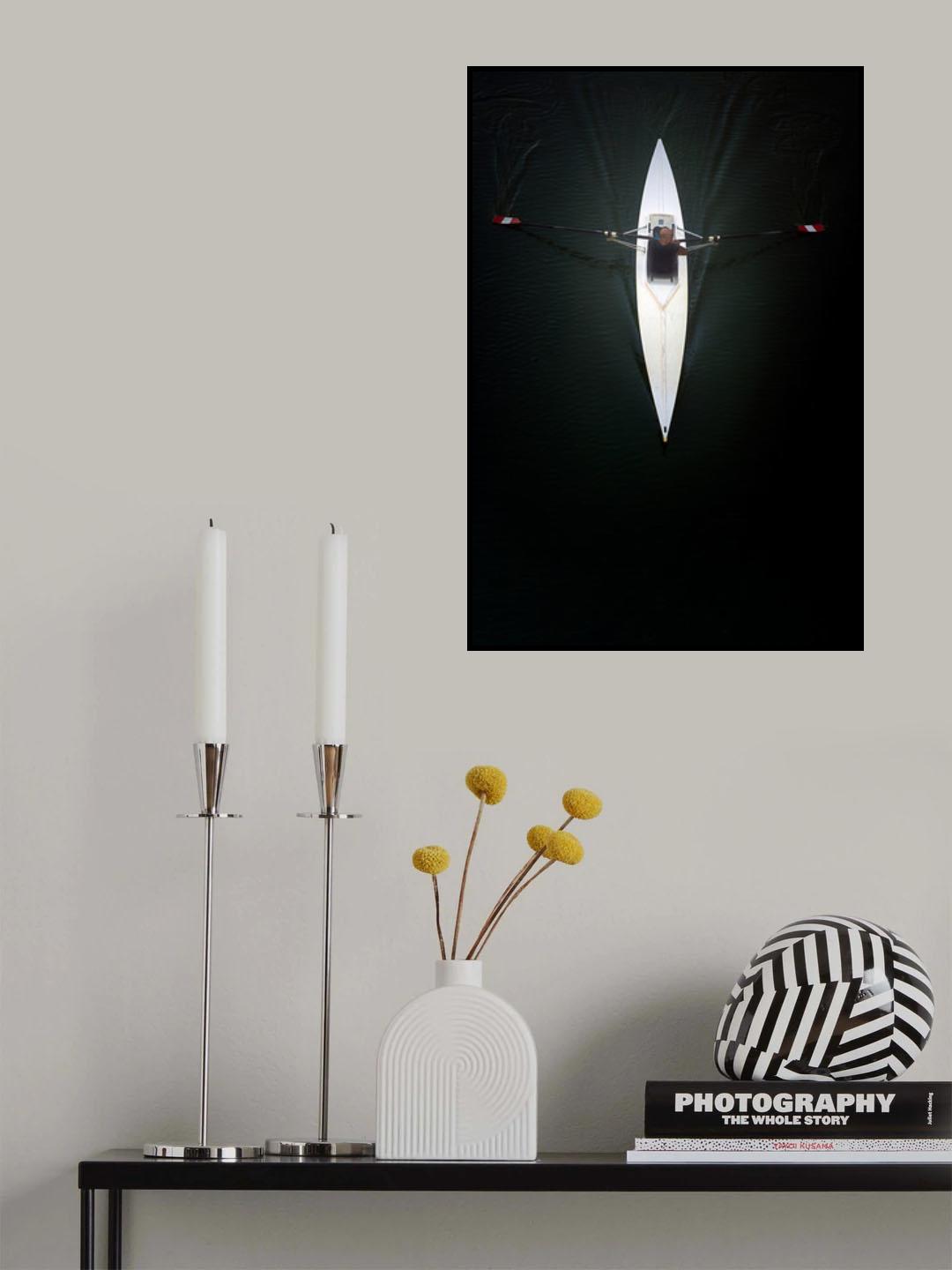 The rower of the Arno River Poster och Canvastavla