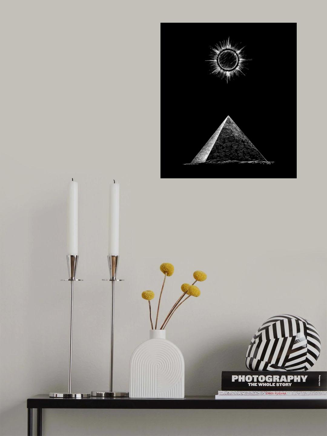 Kemit Pyramid Poster och Canvastavla
