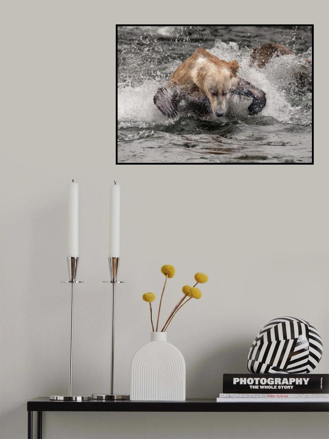 One Flew Over the Grizzly\'s Den Poster och Canvastavla
