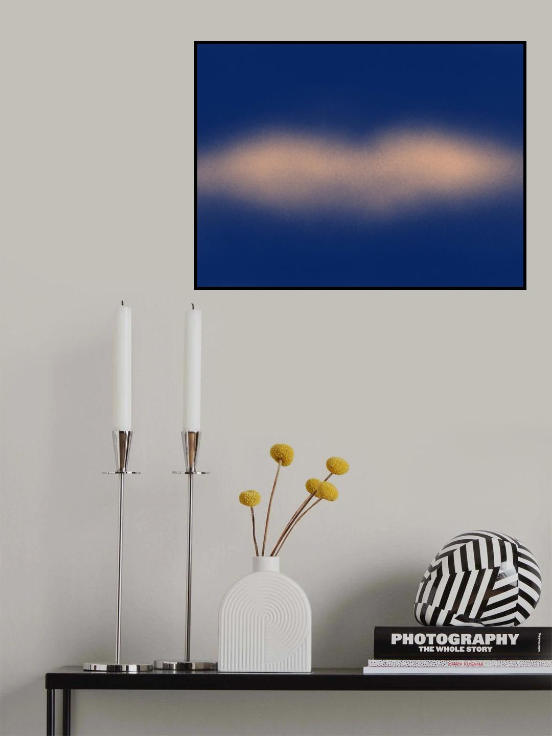 Beige Cloud Poster och Canvastavla