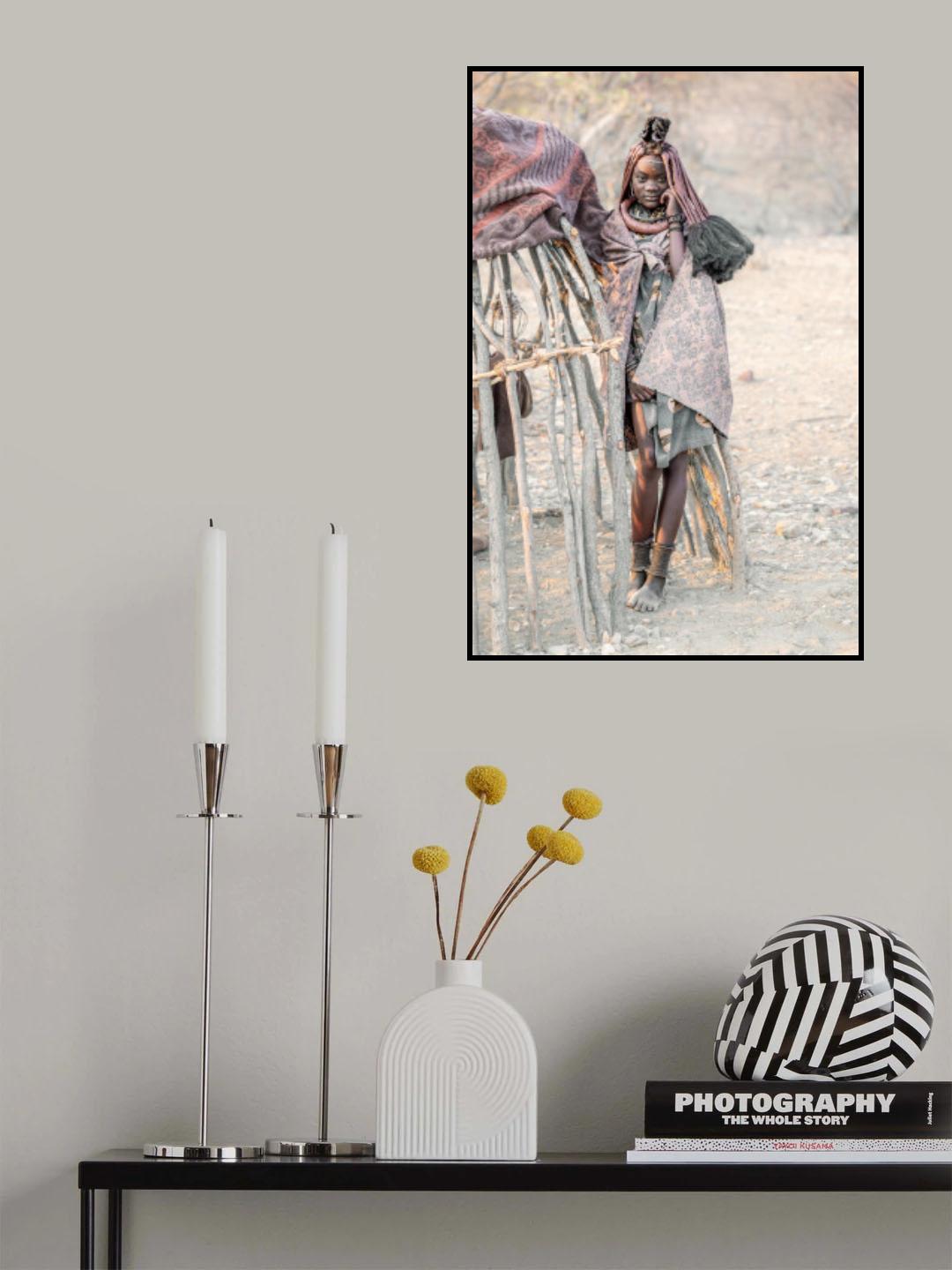 An OmuHimba girl, Karavi Poster och Canvastavla