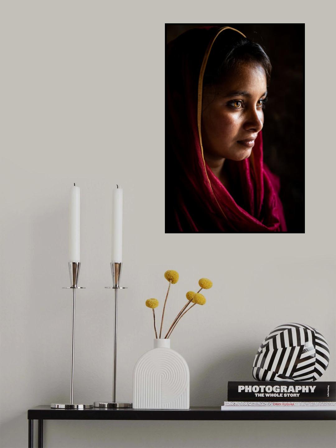 Beautiful Peasant Woman Poster och Canvastavla