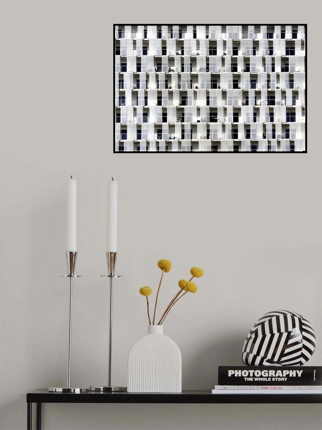 White flats Poster och Canvastavla