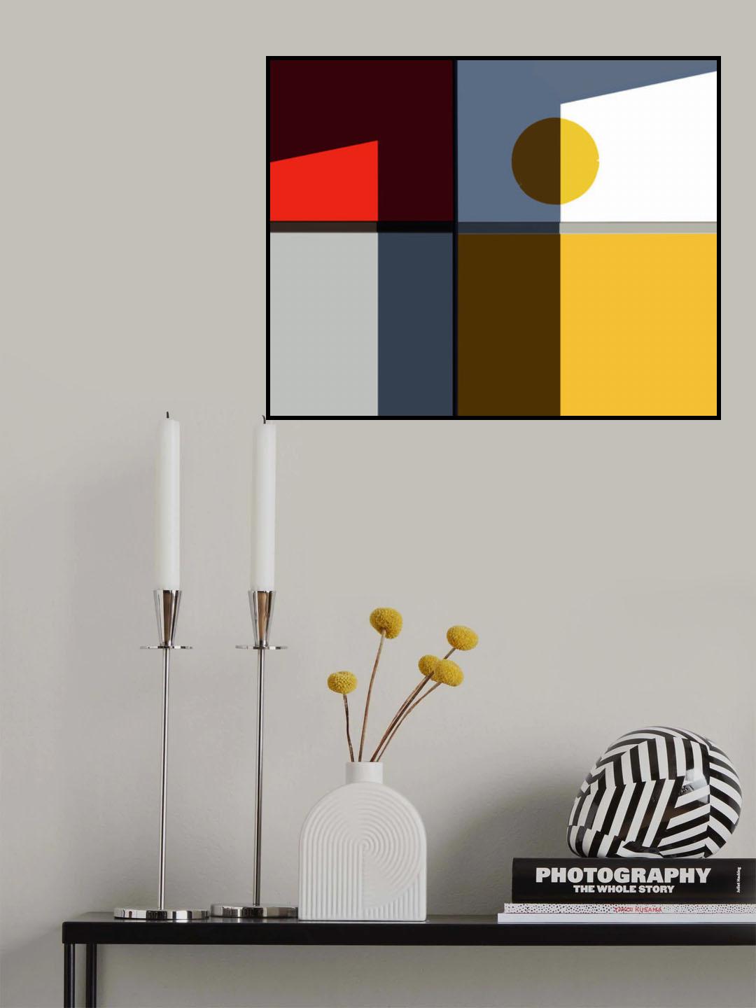 Quadrants Poster och Canvastavla