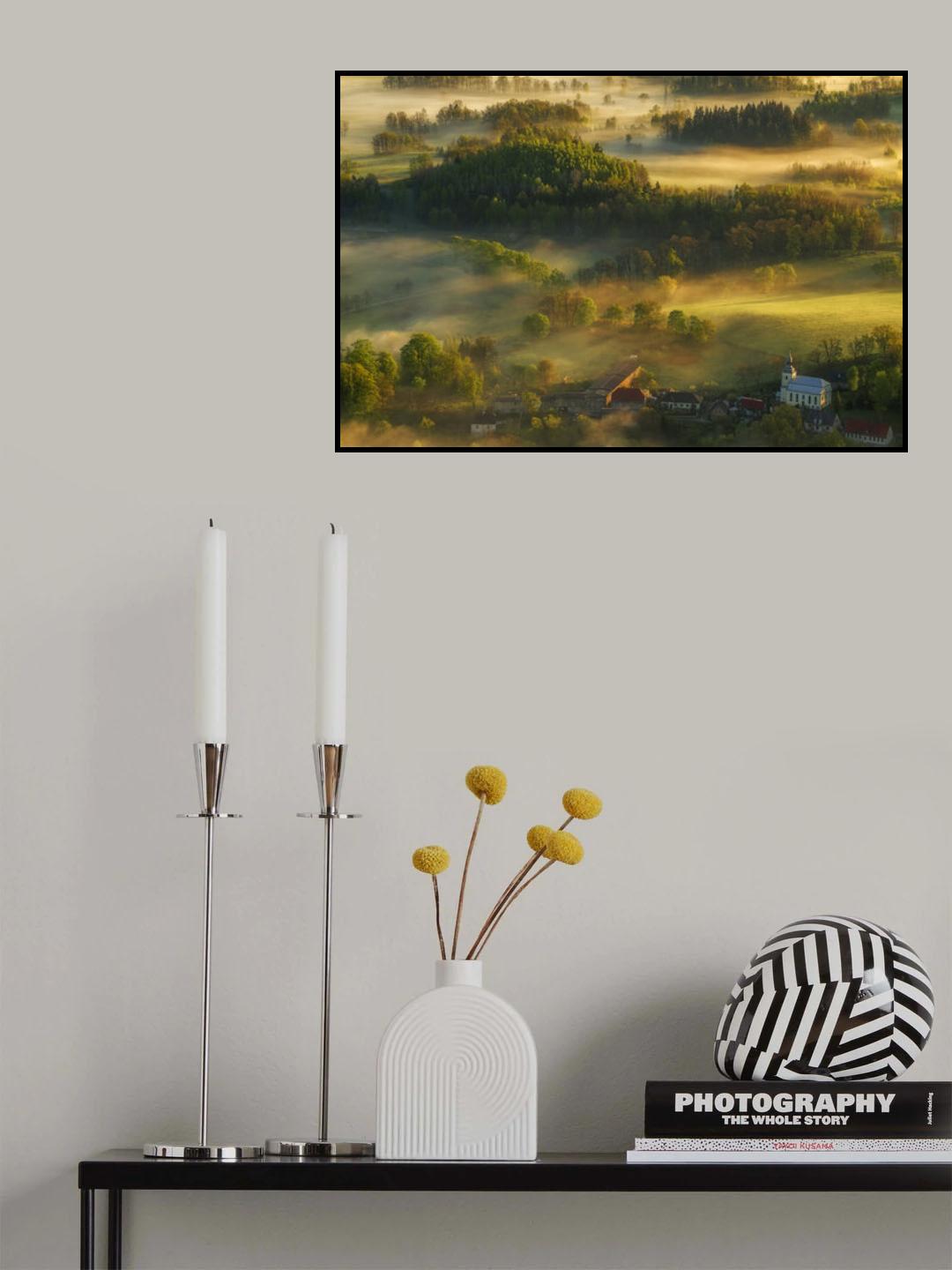 The Soft Touch of Morning Light Poster och Canvastavla
