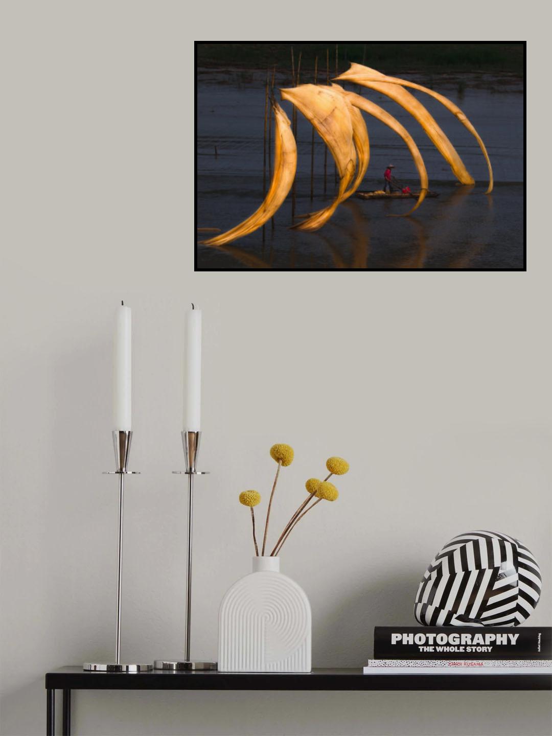 The floating net Poster och Canvastavla