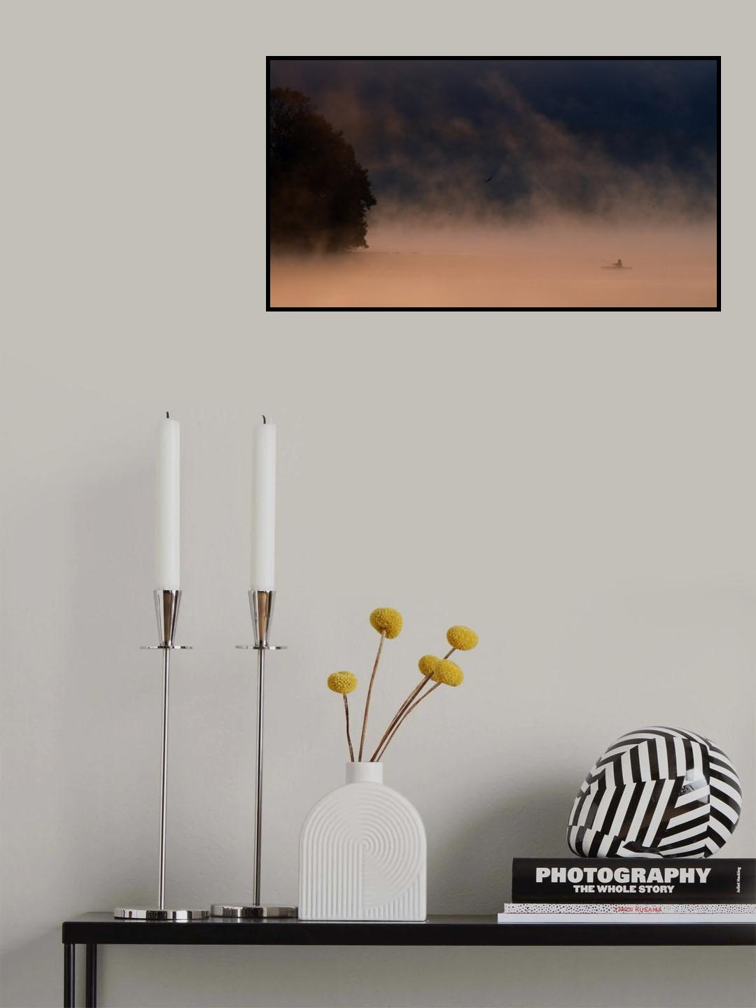 Misty Morning Poster och Canvastavla