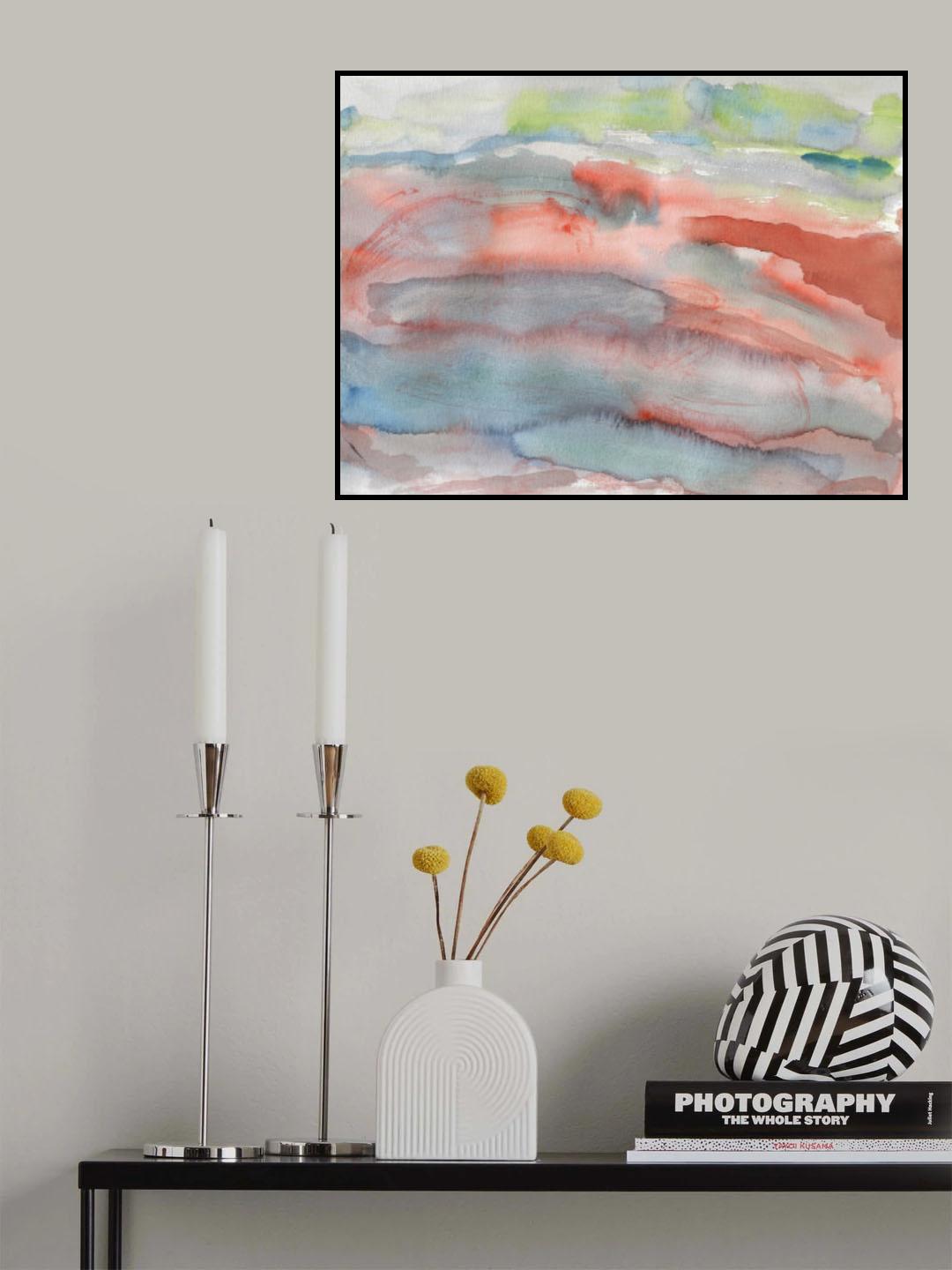 watercolor Poster och Canvastavla