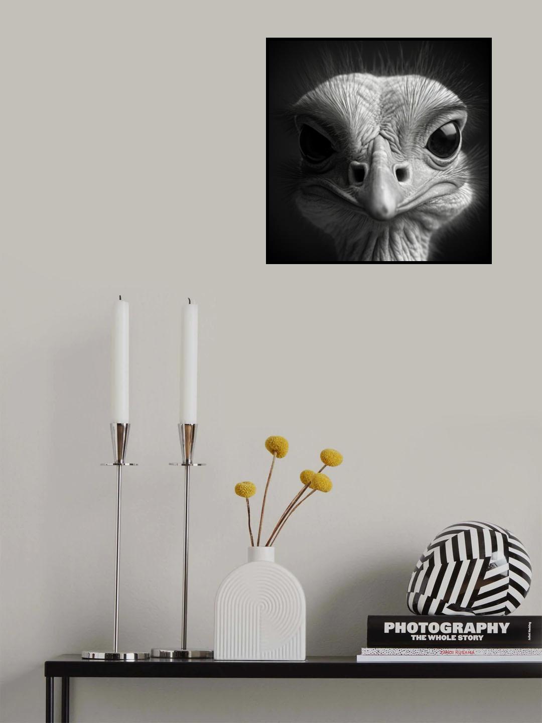 Ostrich 3 Poster och Canvastavla