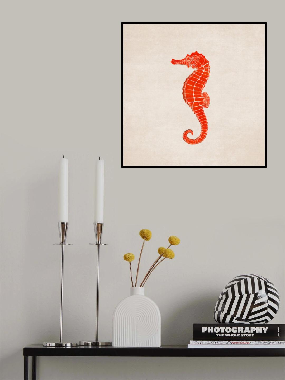 Sea Horse Poster och Canvastavla
